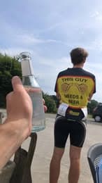 Peloton riding through town – 2024